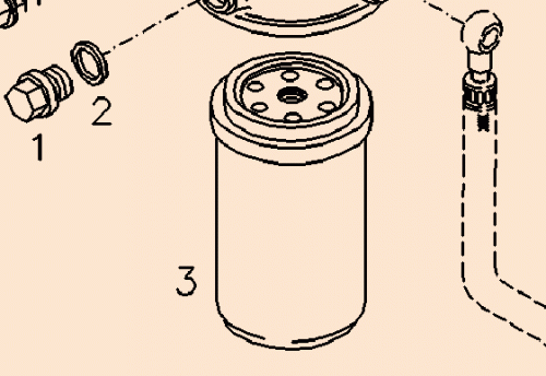 0118 1909 Spin-on fuel filter