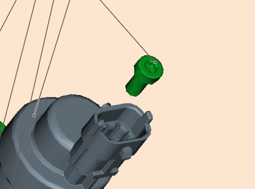0134 0601 Torx-head bolt