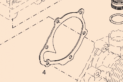 0420 2975 Flat gasket-Devirdaim Contası