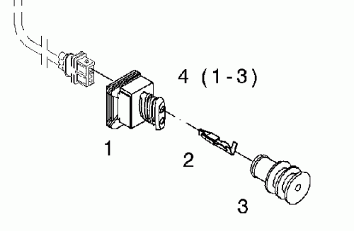 0421 4159 Plug-in connector