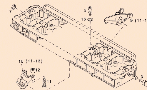 0425 0592 Valve cover