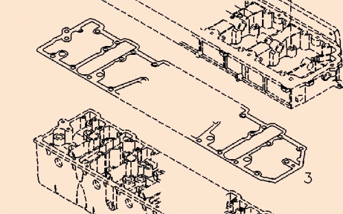 0425 2217 Gasket Cylinder head cover