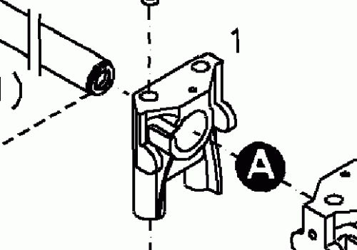 0490 2784 Rocker arm bracket