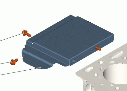 0450 1602 Cooling air baffle