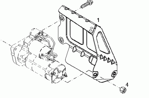 0490 3426 Cooling air baffle