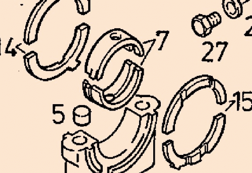 0423 1467 Main bearing