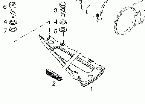 0423 6424 Air cowling base