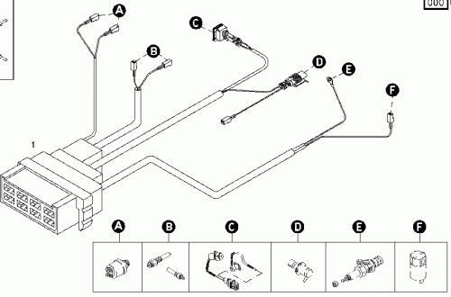0421 6067 Cable harness