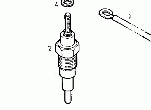 0117 0060 Glow plug 24v