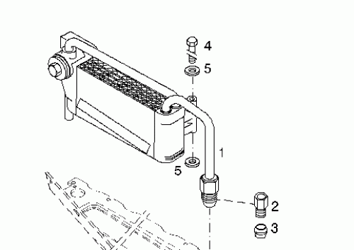 0423 6722 Lubric. oil cooler
