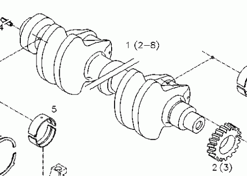 0293 1447 Crankshaft