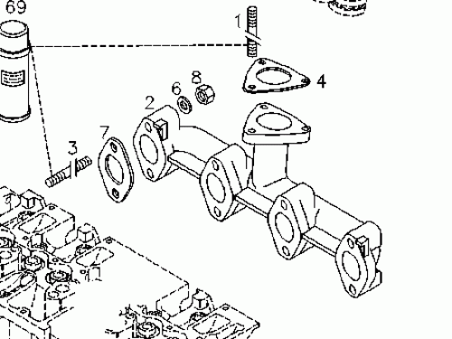 0425 5092 Exhaust pipe