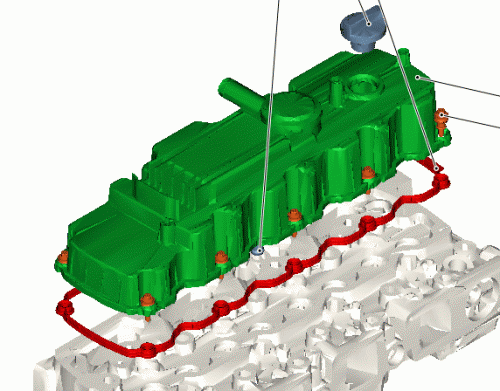 0412 4523 Valve mechan.cover