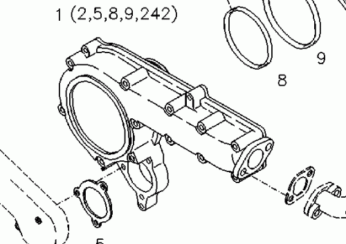 0293 1575 Coolant Pump