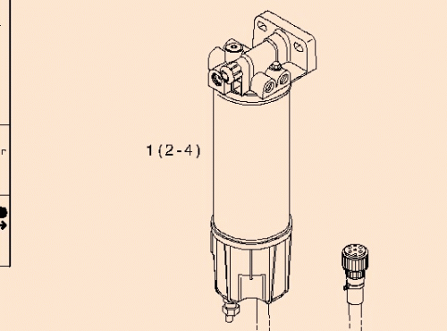 0429 6917 Fuel prefilter