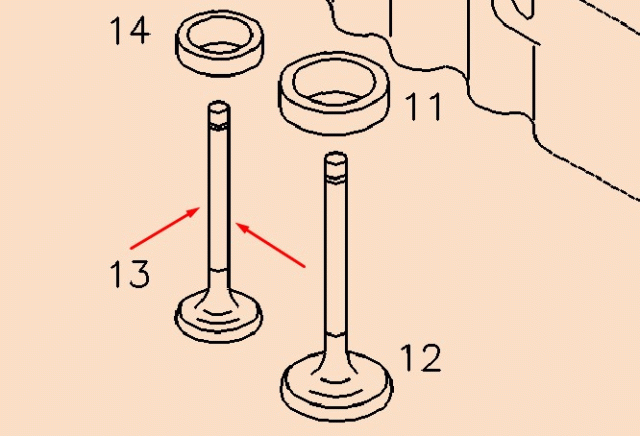 0425 5217 Exhaust valve