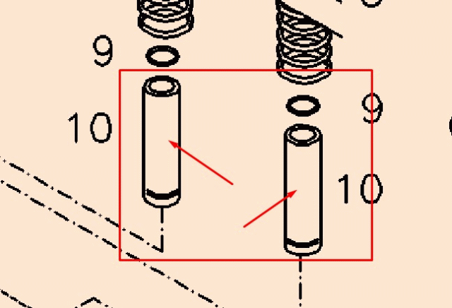 0419 5708 Valve guide