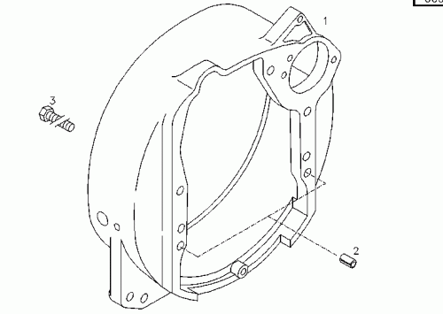 0427 1659 Adapter housing