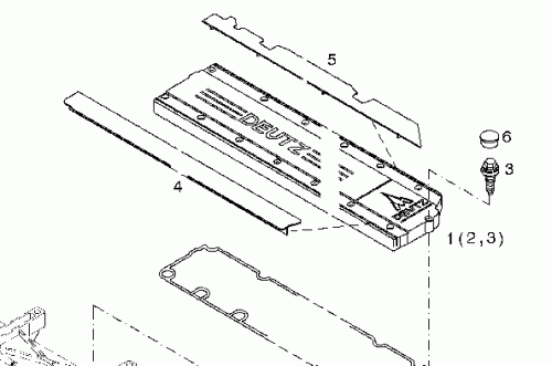 0425 0609 Valve mechan.cover