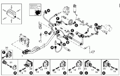 0421 4684 Cable harness