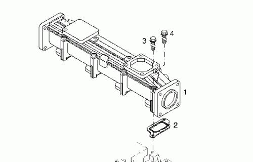0429 7658 Charge air pipe-Emme Manifold