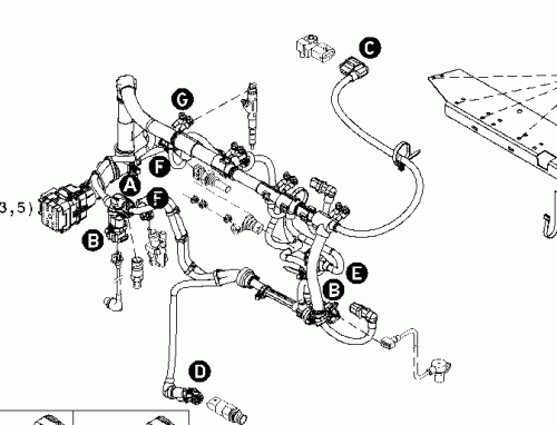 0421 5804 Cable harness