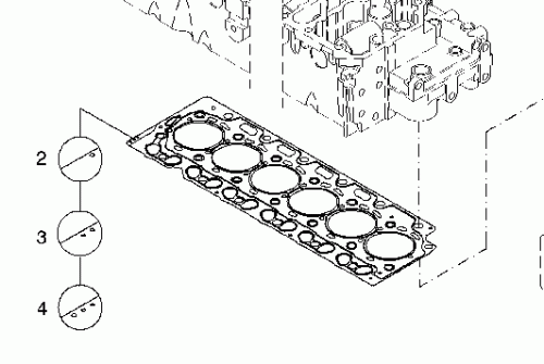 0428 9404 Cylinder head gasket
