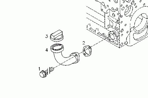 0425 4458 Oil filler neck