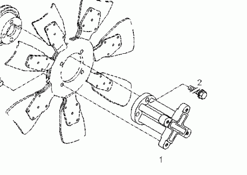 0425 6683 Adapter-Fan Göbeği