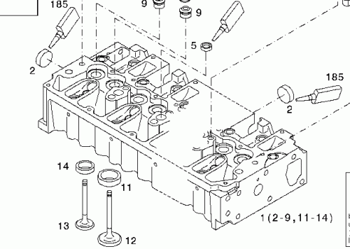 0428 5537 Cylinder head