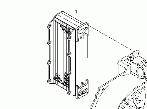 0425 1394 Coolant cooler-Water cooler