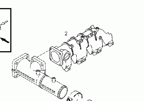 0422 6875 Intake manifold
