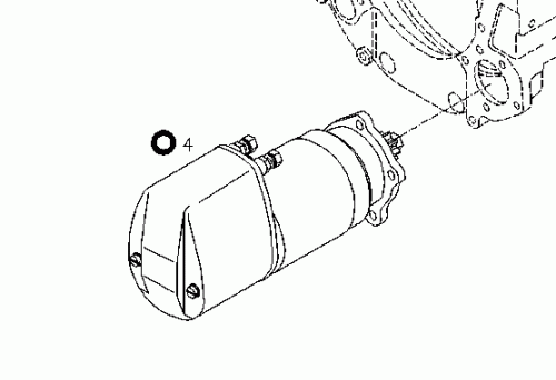 0117 4645 Starter R 24V 5,4kW