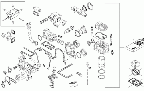 0293 1284 Gasket set