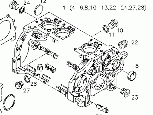 0423 1988 Blok-Crankcase